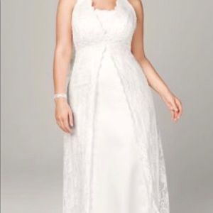 Plus size wedding dress